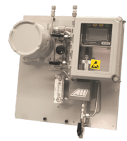 ATEX and cUL certified PPM oxygen transmitter, liquid drain to remove condensate, 0-10PPM low range, two oxygen alarms, measures O2 concentrations from 0.01 PPM to 1%